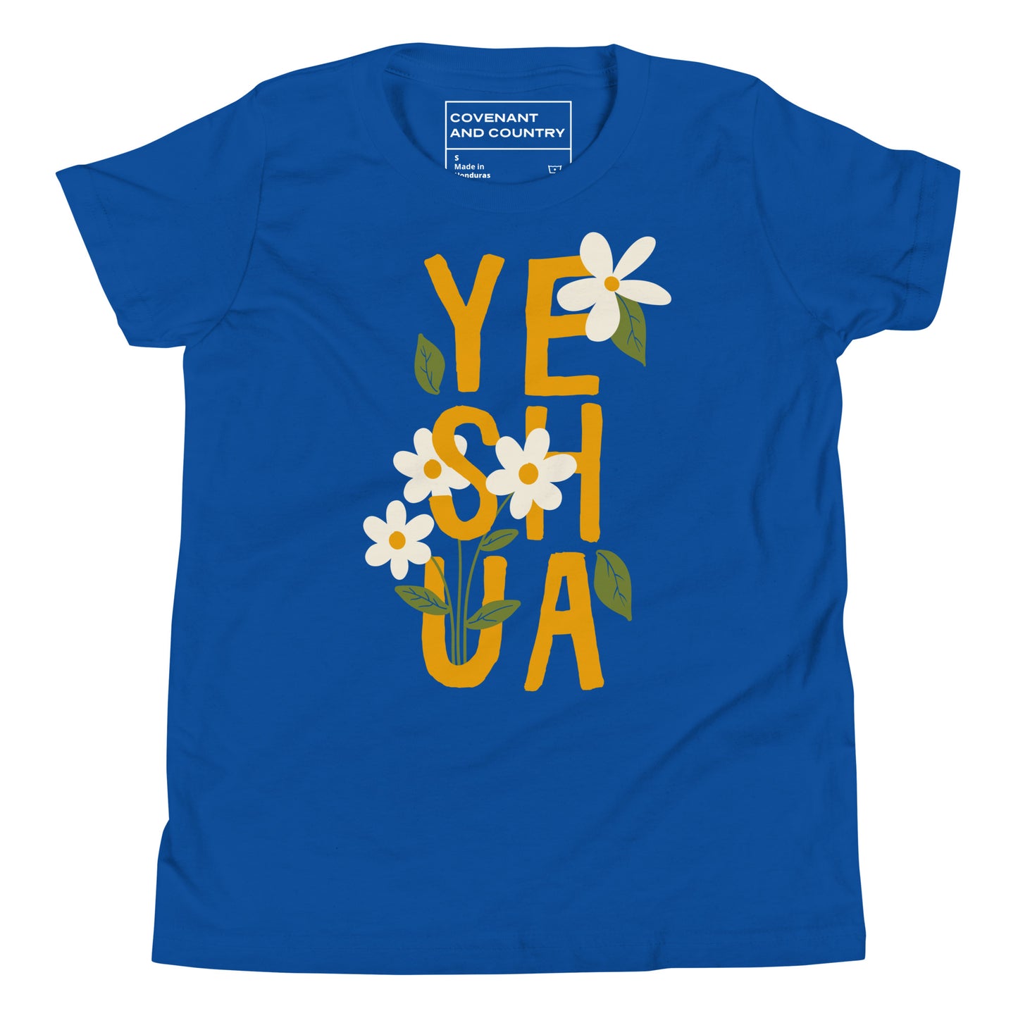 Yeshua Youth T-Shirt Royal Blue