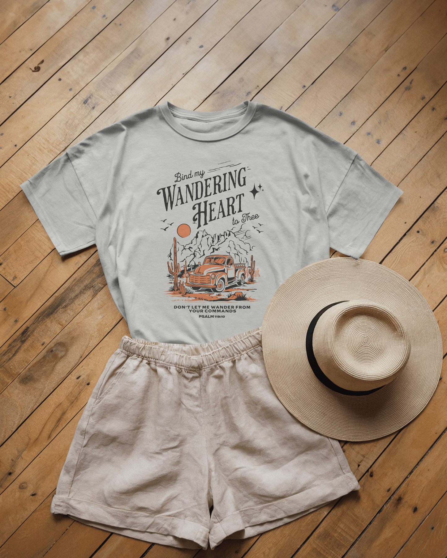 womens wandering heart jesus psalm shirt